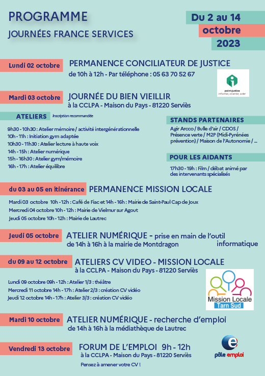 programme journées France Services