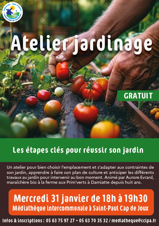 affiche jardinage