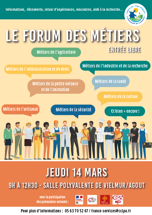 affiche forum des métiers