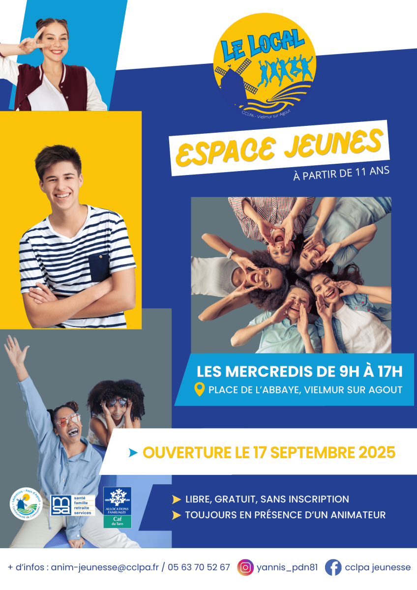 Affiche Ouverture Local Jeunes