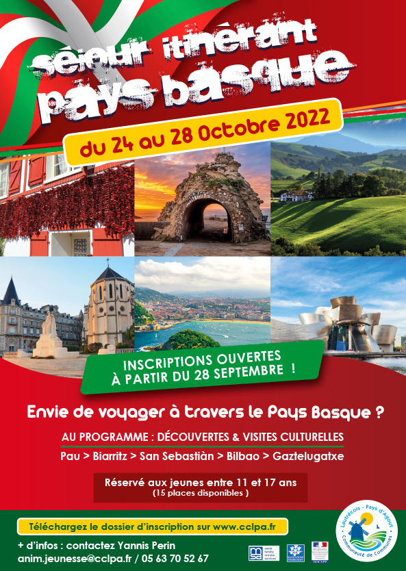 Séjour Automne 2022 - Pays Basque / CCLPA 2022
