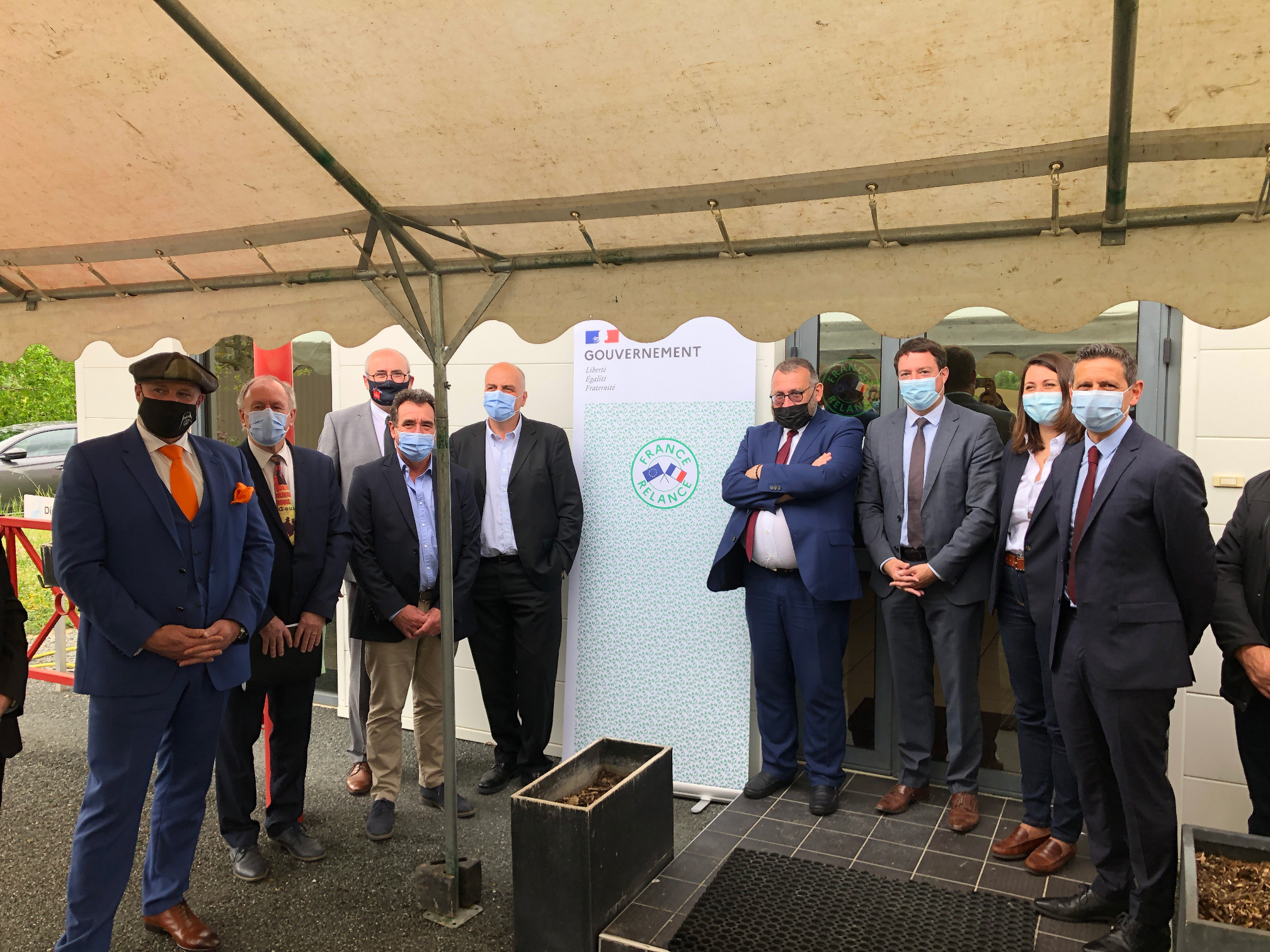 Visite du Secrétaire d'Etat à Lautrec - M. Joël Giraud