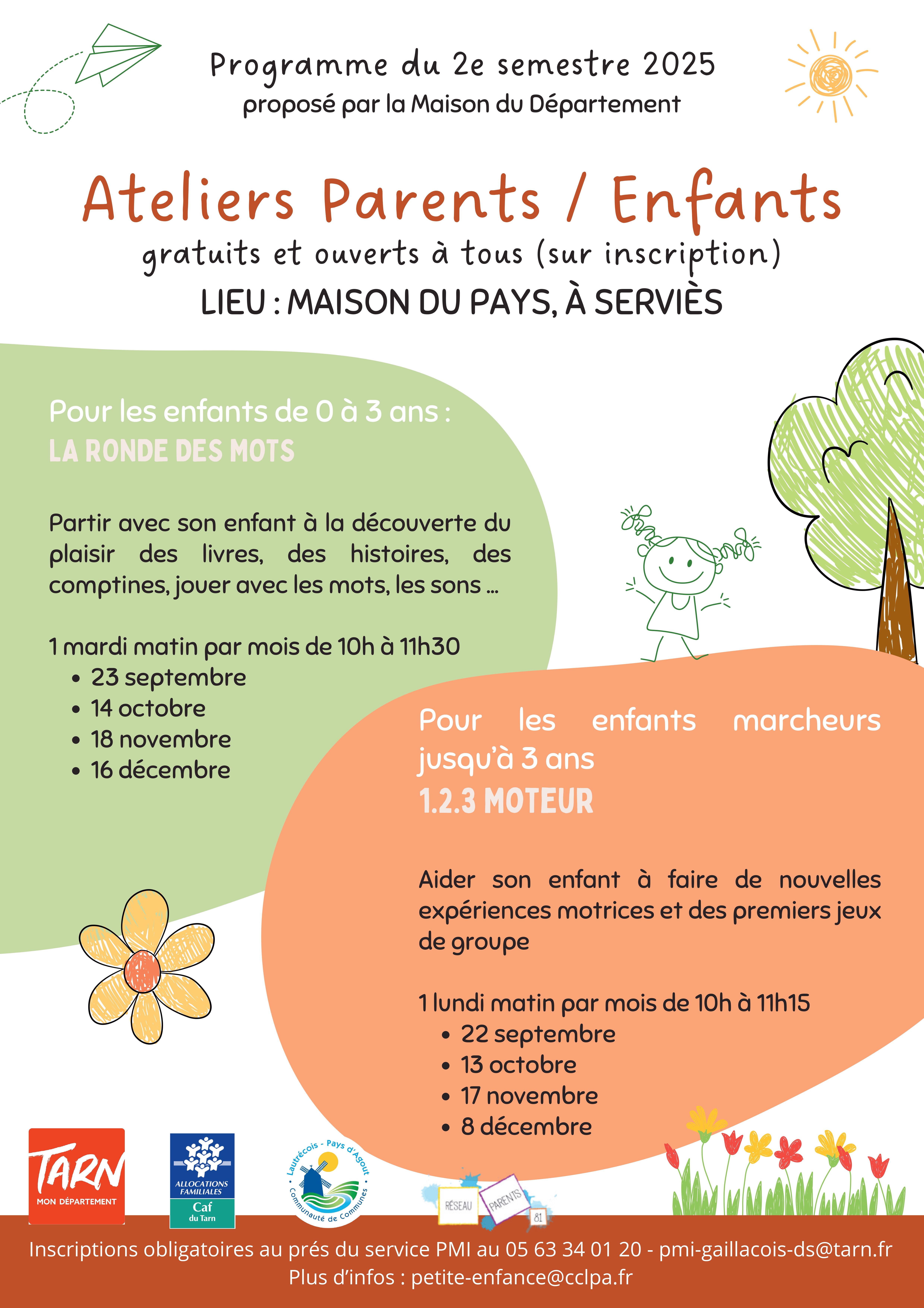 ateliers PMI du 2e semestre 2025