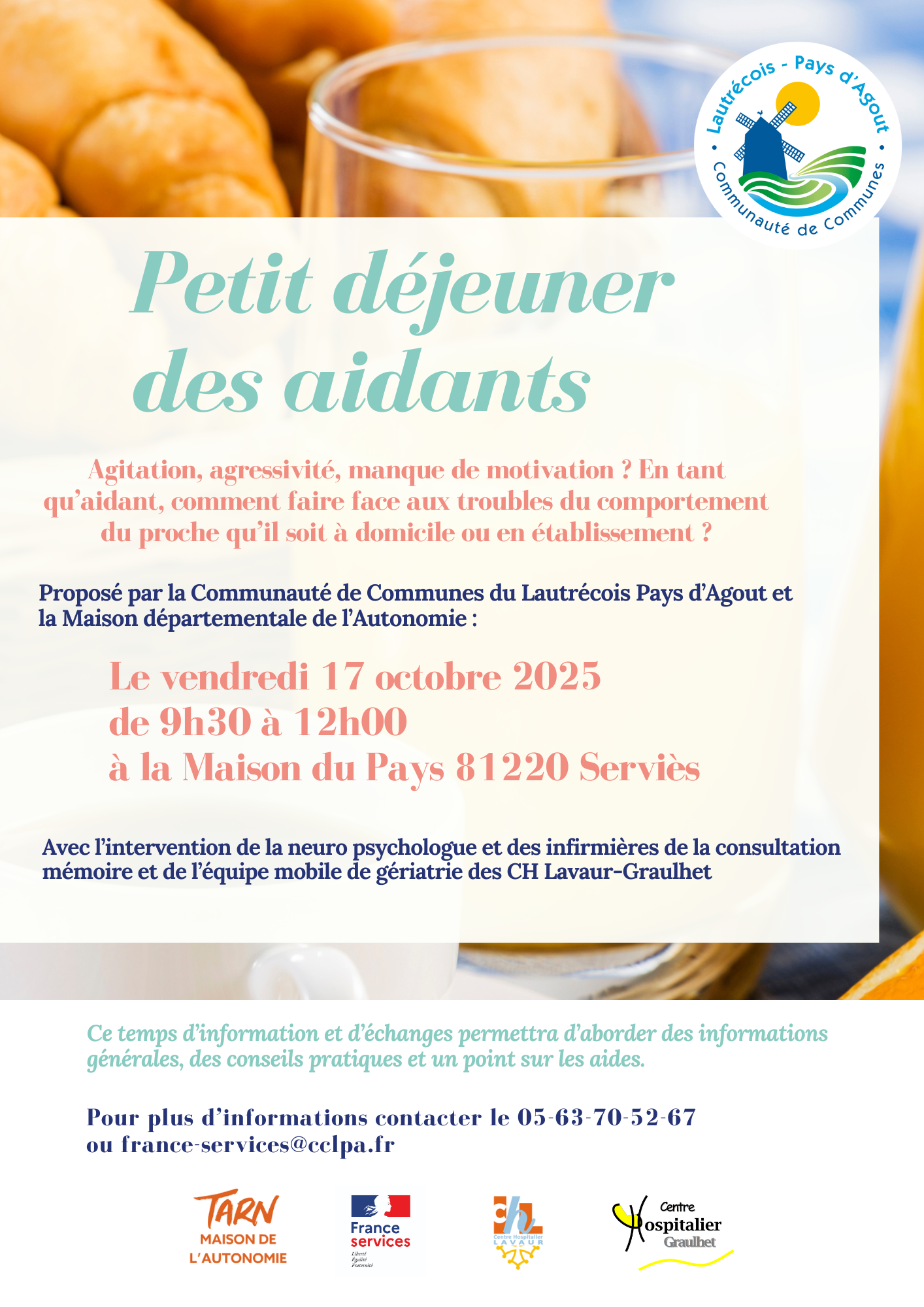 Affiche - Petit déj des aidants