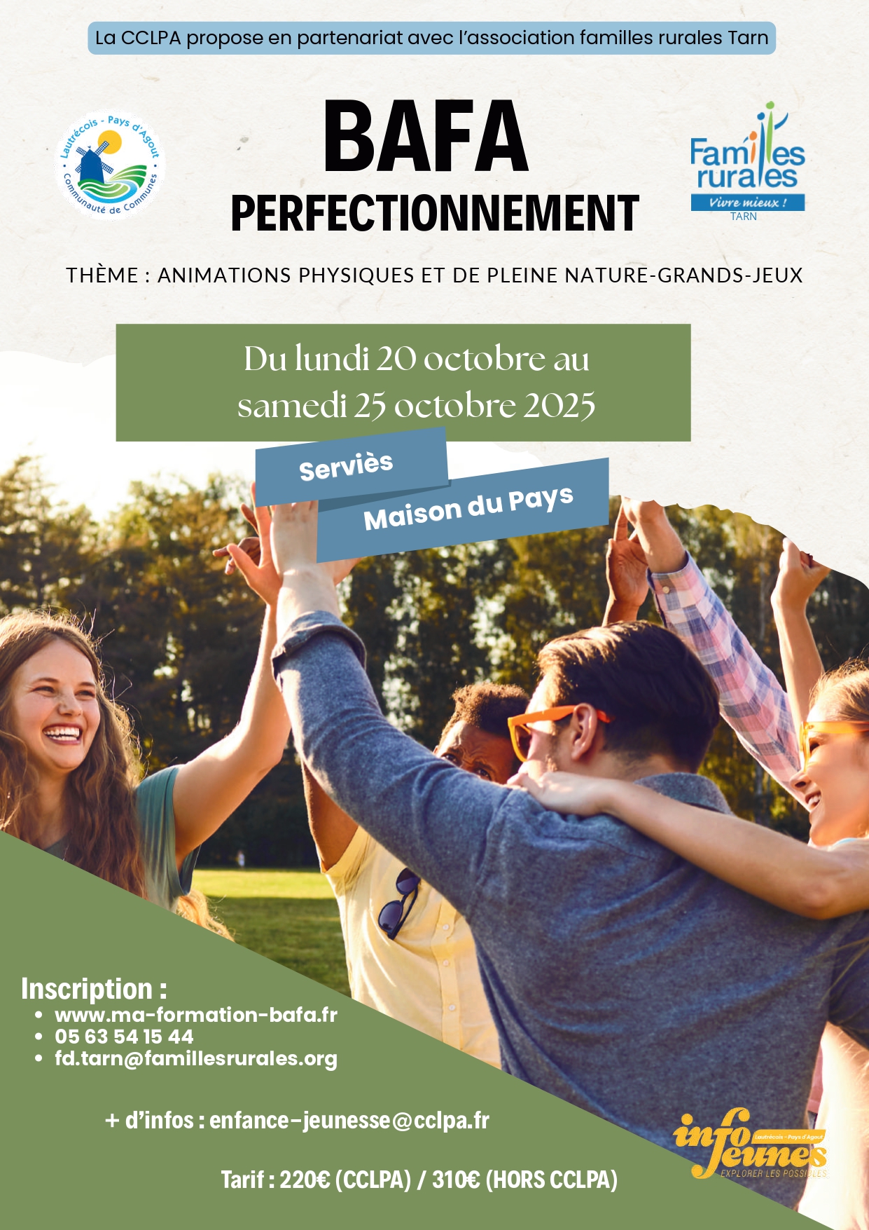 bafa perfectionnement CCLPA octobre 2025 (toussaint)