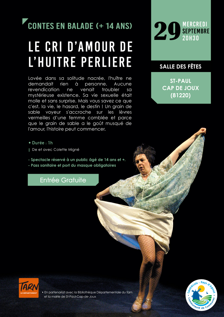 Contes en Balade 2021 : Le Cri d'Amour de l'Huître Perlière