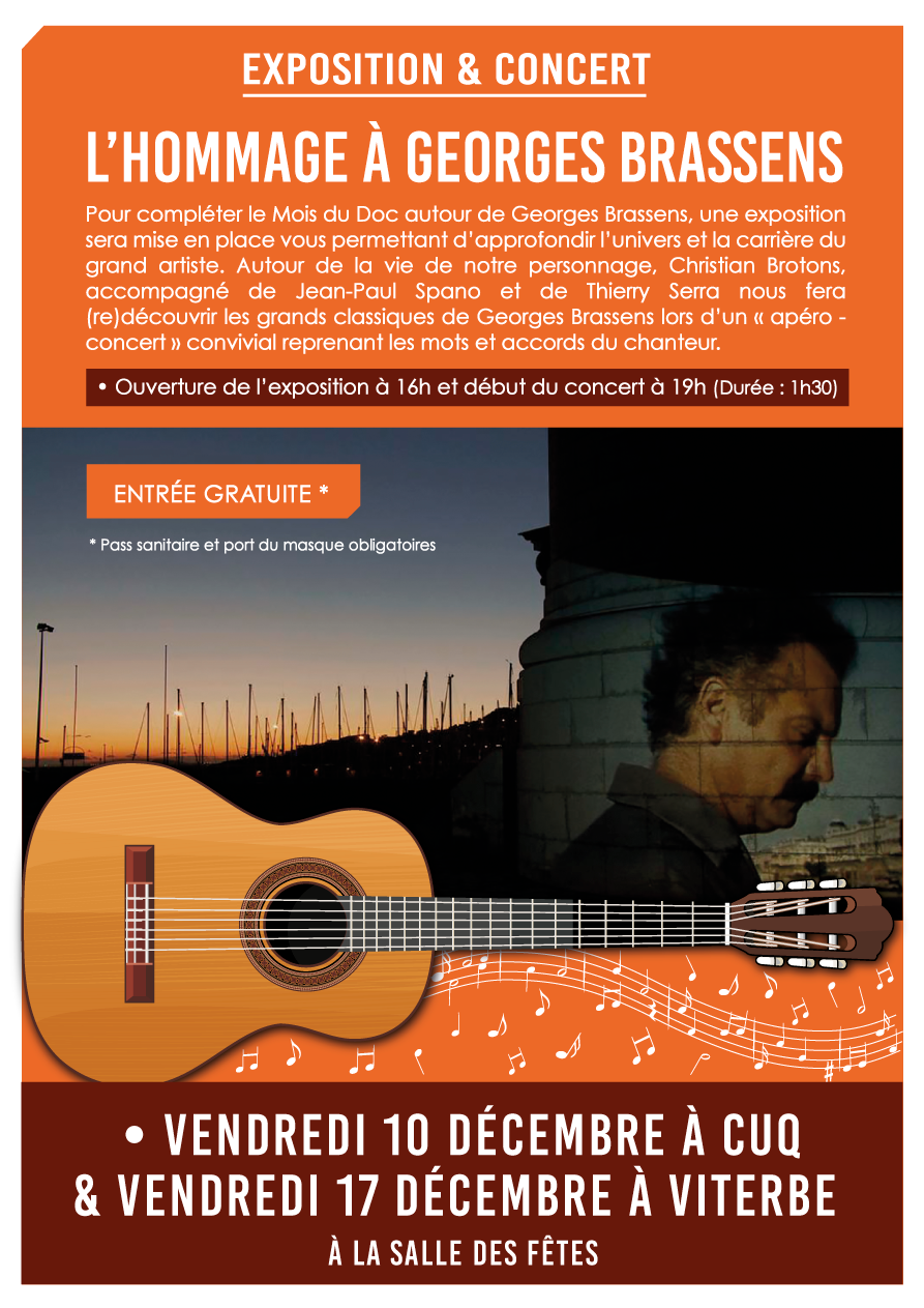 Expo-Concert "Hommage à Georges Brassens"