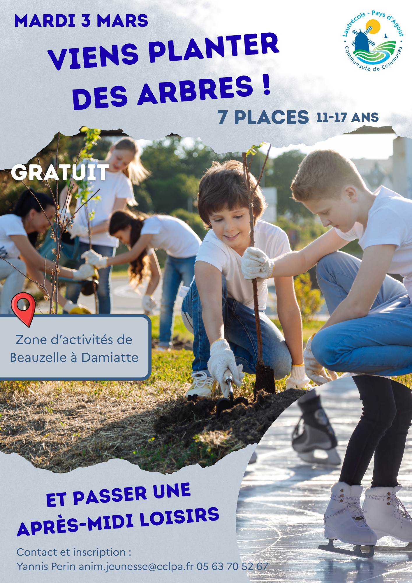 affiche chantier plantation