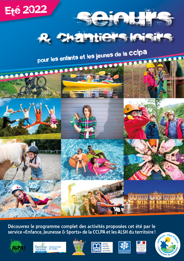 Les séjours et CLJ organisés cet été / CCLPA