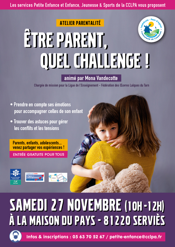 "Etre parent, quel challenge !" - Atelier Parentalité