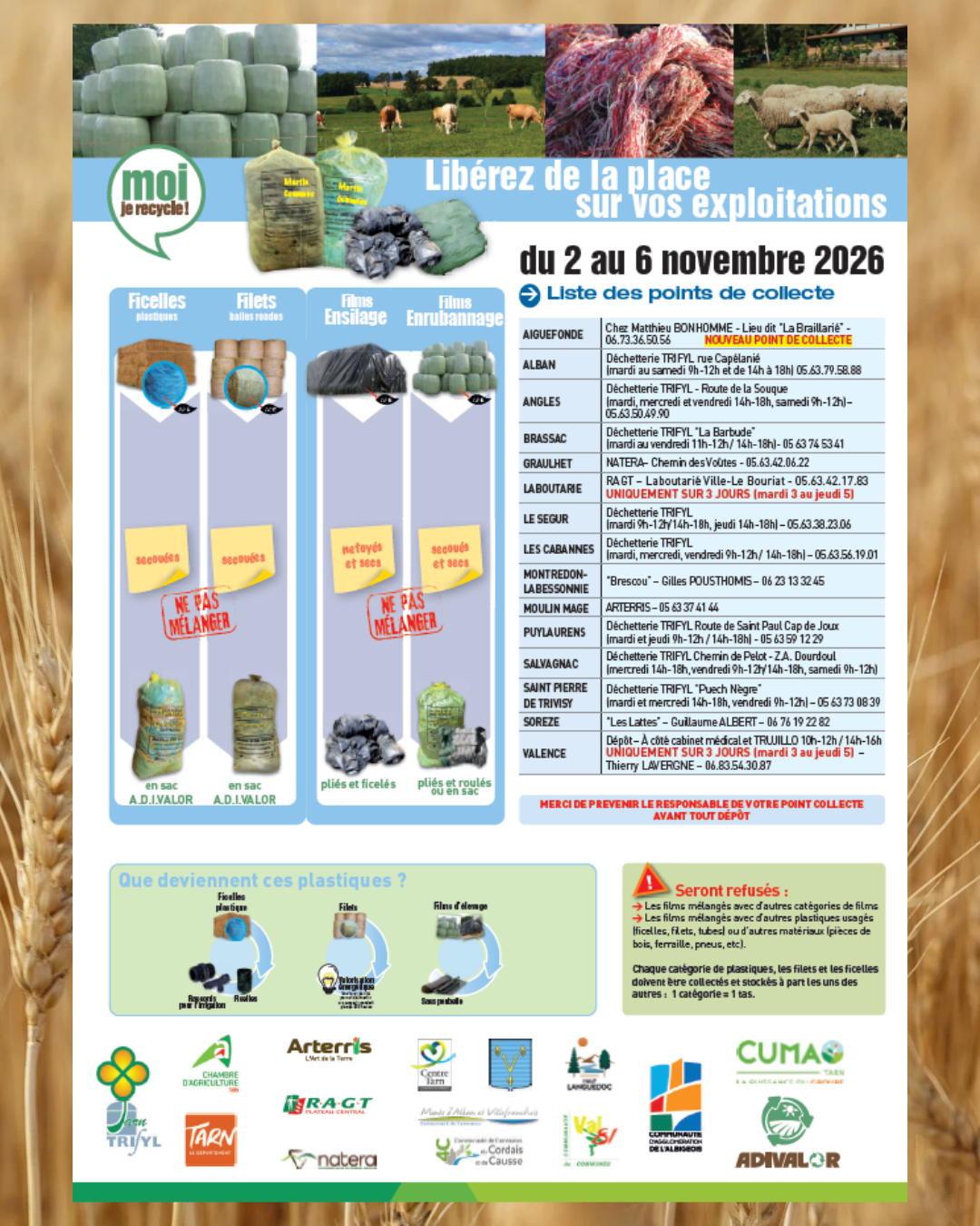 collecte plastiques