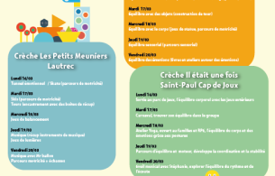 programme semaine PE