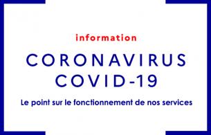 Info COVID 19 : le point sur le fonctionnement des services de la CCLPA
